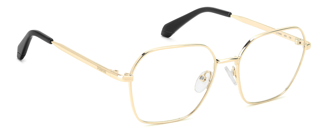 Gafas graduadas polaroid kids pld d850 j5g dorado square infantil talla 54mm - Vista de detalle