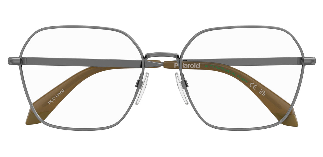 Gafas graduadas polaroid kids pld d850 kj1 plateado square infantil talla 54mm - Vista de detalle