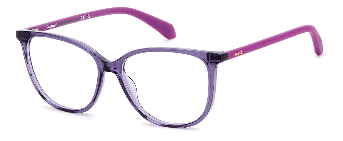 Gafas graduadas polaroid kids pld d853 b3v violeta butterfly infantil talla 50mm - Vista principal