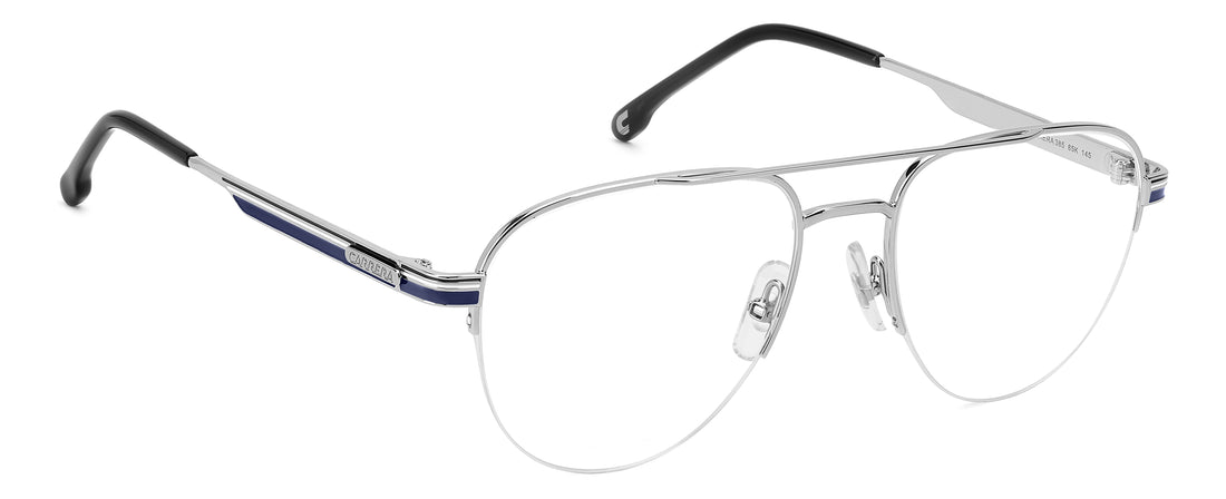 Occhiali da vista carrera 385 85k plateado pilot masculino taglia 55mm - Vista dettagliata