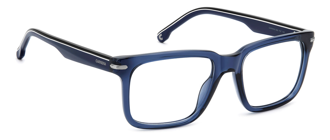 Brillen carrera 386 pjp azul rectangular masculino größe 54mm - Detailansicht