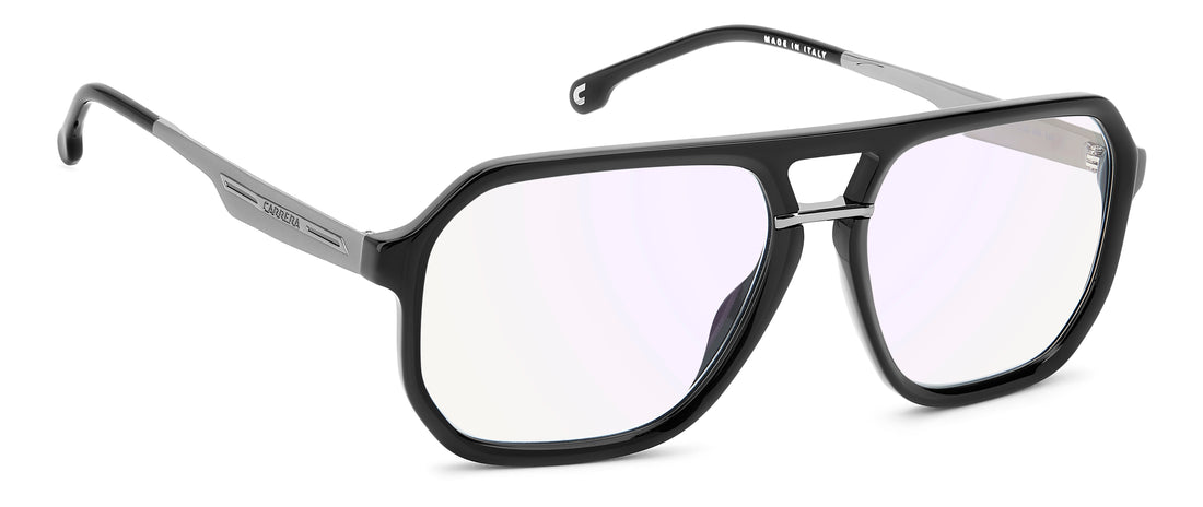 Óculos graduados carrera victory c 23 284 2y negro pilot masculino tamanho 58mm - Vista de detalhe