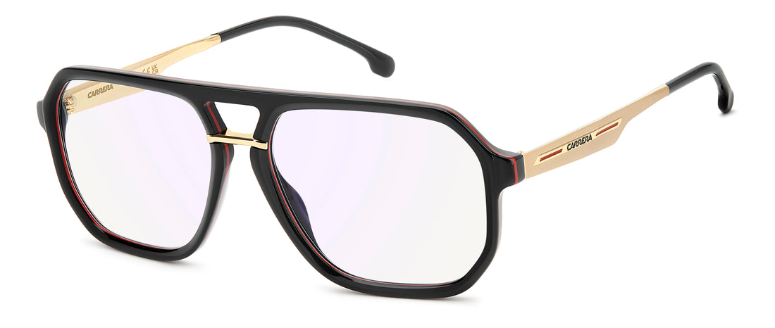 Óculos graduados carrera victory c 23 2m2 2y negro pilot masculino tamanho 58mm - Vista principal