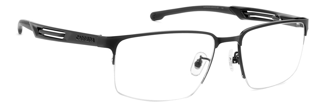 Brillen carrera 8932/g 807 negro rectangular masculino größe 56mm - Detailansicht