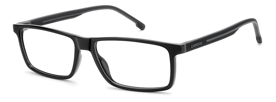 Óculos graduados carrera 8929 807 negro rectangular masculino tamanho 56mm - Vista principal