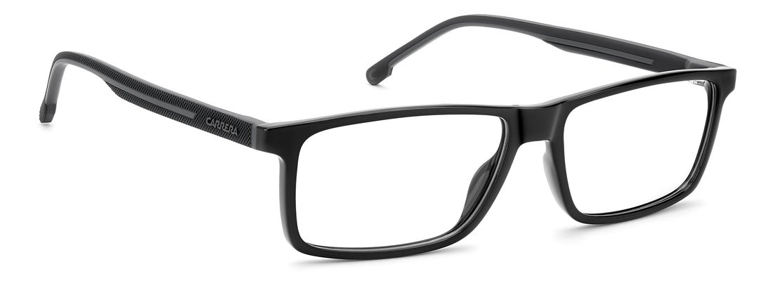 Óculos graduados carrera 8929 807 negro rectangular masculino tamanho 56mm - Vista de detalhe