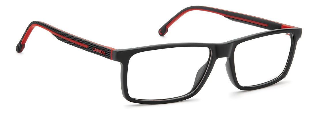 Óculos graduados carrera 8929 blx negro rectangular masculino tamanho 56mm - Vista de detalhe