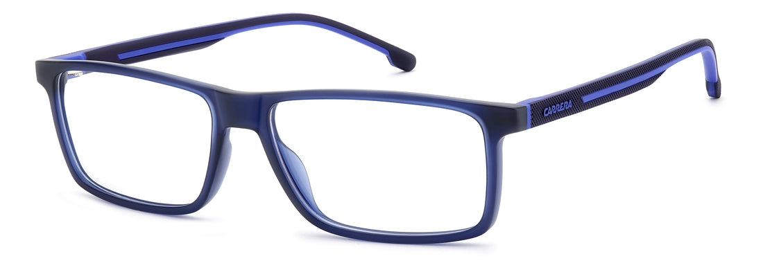 Óculos graduados carrera 8929 pjp azul rectangular masculino tamanho 56mm - Vista principal
