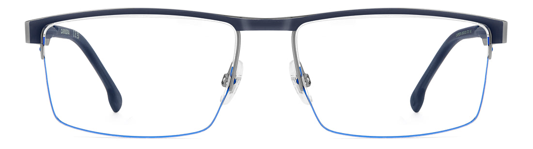 Brillen carrera 8930 9t9 plateado rectangular masculino größe 57mm - Detailansicht