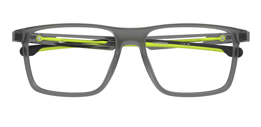 Brillen carrera 8931 0uv grey rectangular masculino größe 55mm - Detailansicht
