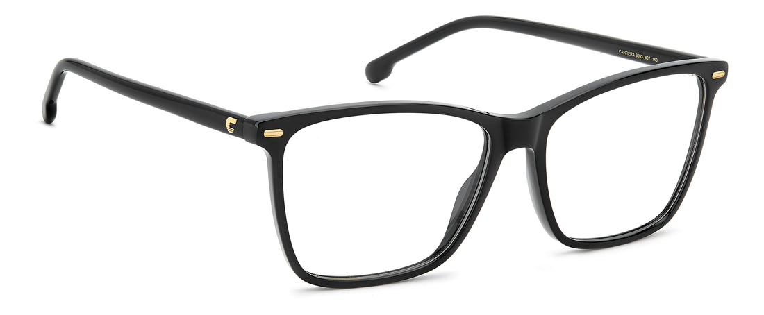 Brillen carrera 3093 807 negro butterfly femenino größe 56mm - Detailansicht