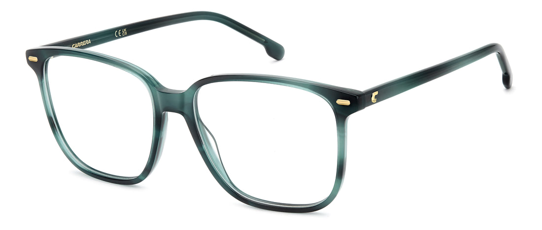 Brillen carrera 3090 6ak verde rectangular femenino größe 55mm - Hauptansicht