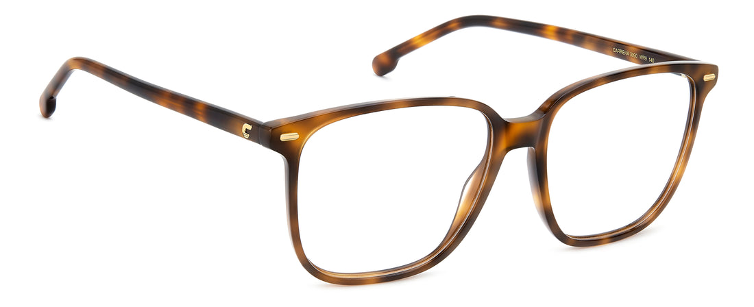 Brillen carrera 3090 wr9 marron rectangular femenino größe 55mm - Detailansicht
