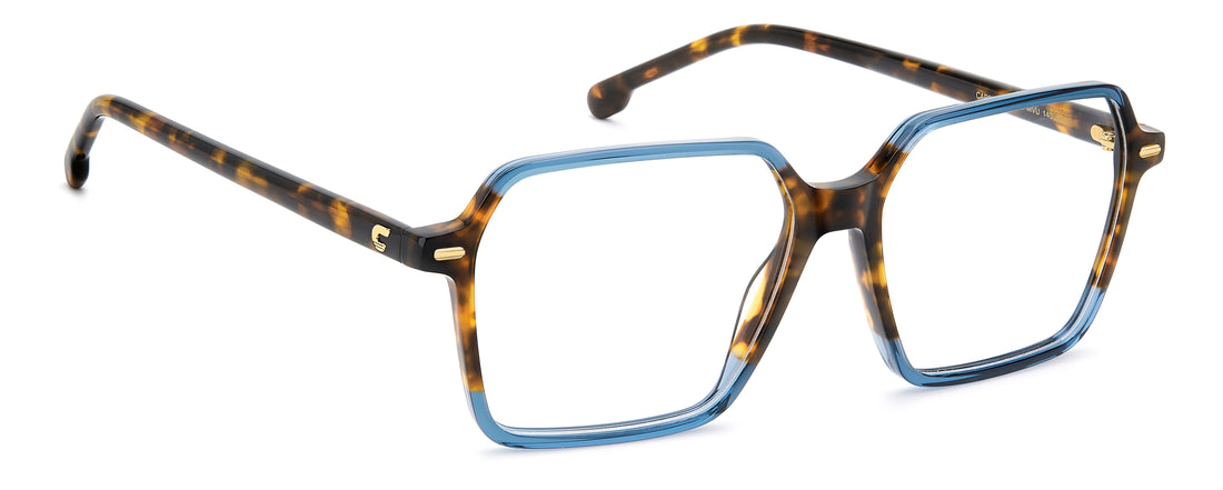 Brillen carrera 3092 mvu azul square femenino größe 54mm - Detailansicht