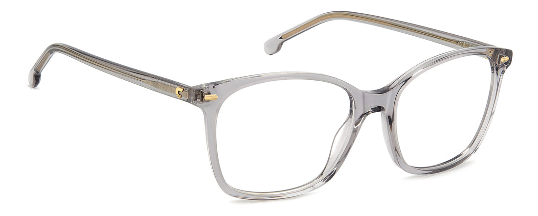 Óculos graduados carrera 3091 kb7 grey square femenino tamanho 53mm - Vista de detalhe