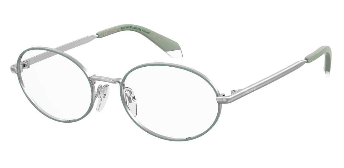 Gafas graduadas polaroid kids pld d851 ktu plateado oval infantil talla 51mm - Vista principal