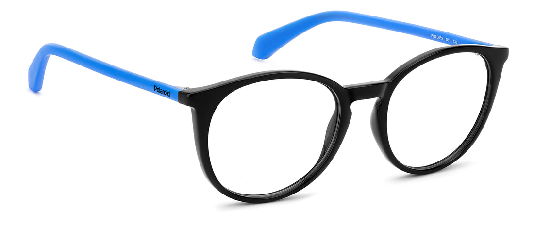 Gafas graduadas polaroid kids pld d855 d51 negro pantos infantil talla 48mm - Vista de detalle