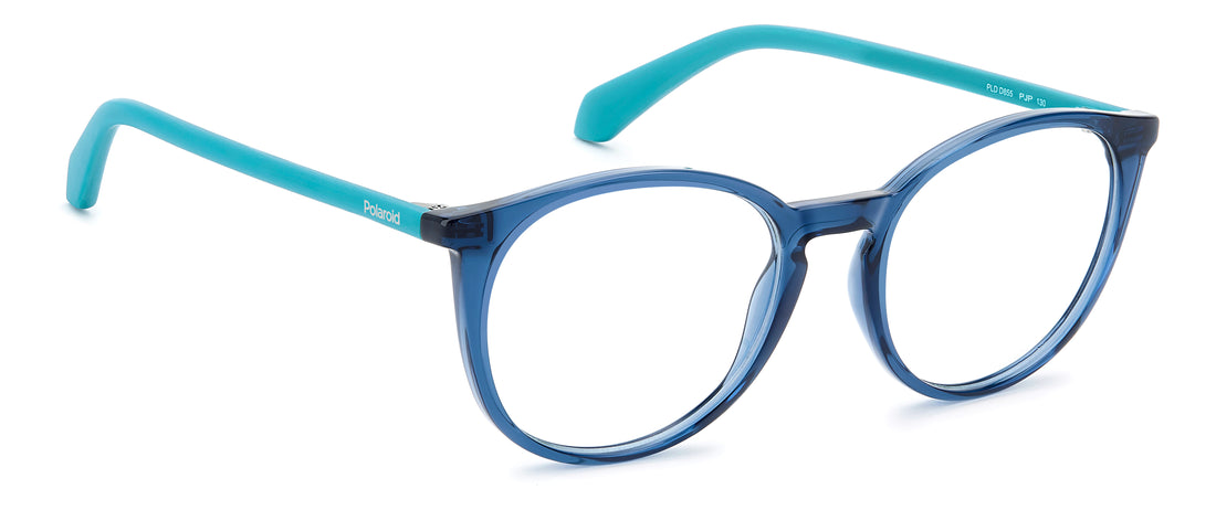 Gafas graduadas polaroid kids pld d855 pjp azul pantos infantil talla 48mm - Vista de detalle