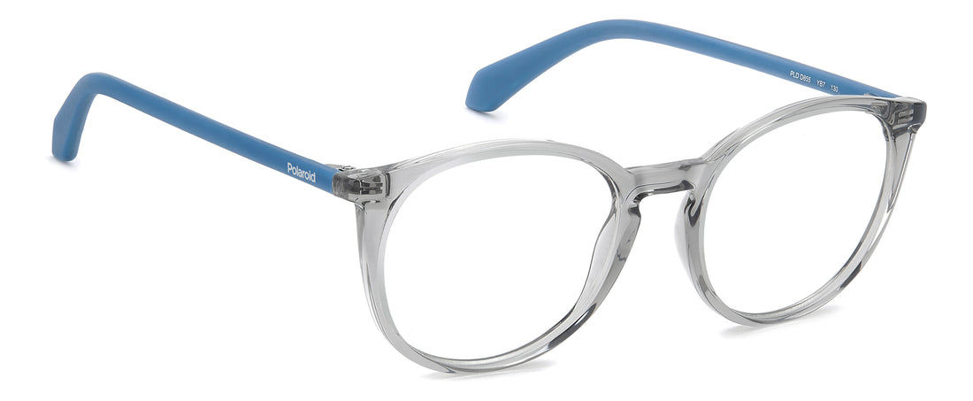 Gafas graduadas polaroid kids pld d855 yb7 plateado pantos infantil talla 48mm - Vista de detalle