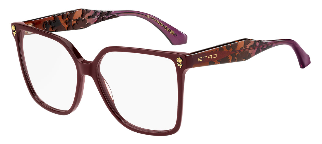 Óculos graduados etro 0130 lhf burdeos square femenino tamanho 55mm - Vista principal