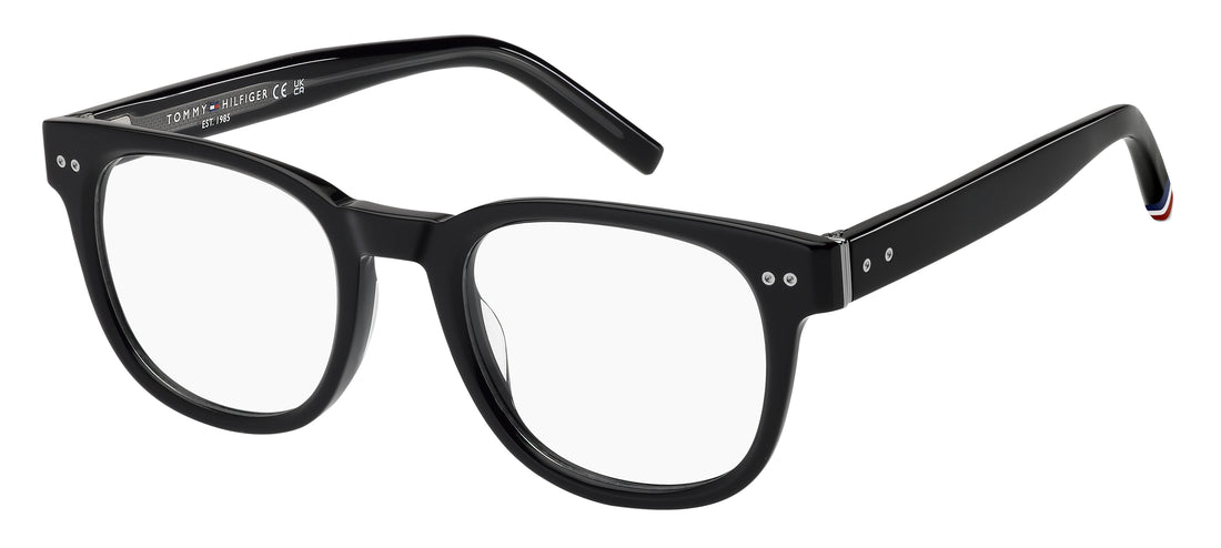 Gafas graduadas tommy hilfiger th 86 807 negro round masculino talla 51mm - Vista principal