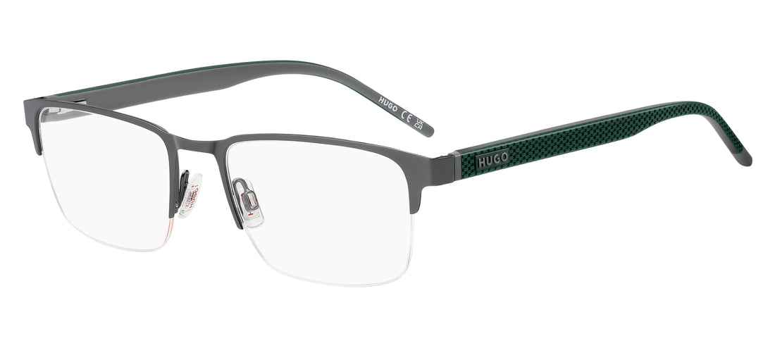 Óculos graduados hugo hg 1397 svk plateado rectangular masculino tamanho 55mm - Vista principal