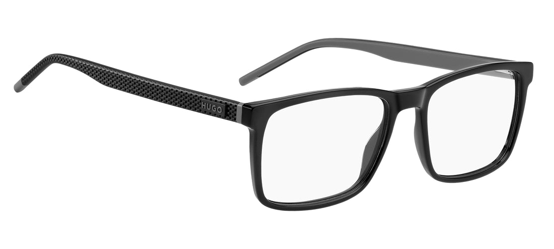 Óculos graduados hugo hg 1393 807 negro rectangular masculino tamanho 55mm - Vista de detalhe