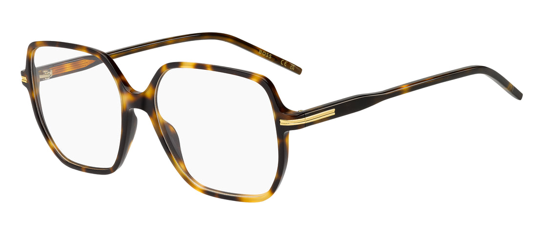 Óculos graduados hugo boss boss 1944 086 havana square femenino tamanho 55mm - Vista principal