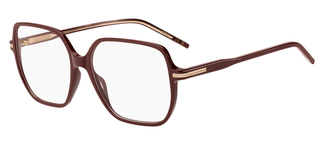 Óculos graduados hugo boss boss 1944 lhf burdeos square femenino tamanho 55mm - Vista principal