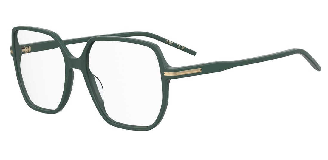Óculos graduados hugo boss boss 1944 zi9 verde square femenino tamanho 55mm - Vista principal