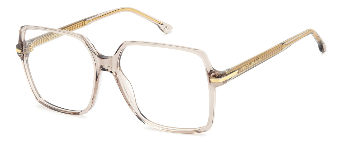 Óculos graduados victoria beckham vb 1013 fwm beige square femenino tamanho 57mm - Vista principal