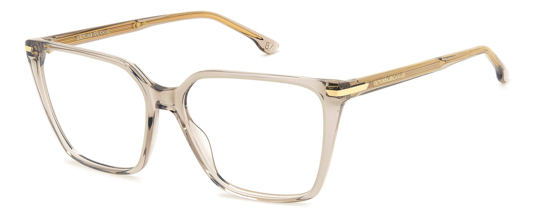 Óculos graduados victoria beckham vb 1014 10a beige square femenino tamanho 56mm - Vista principal
