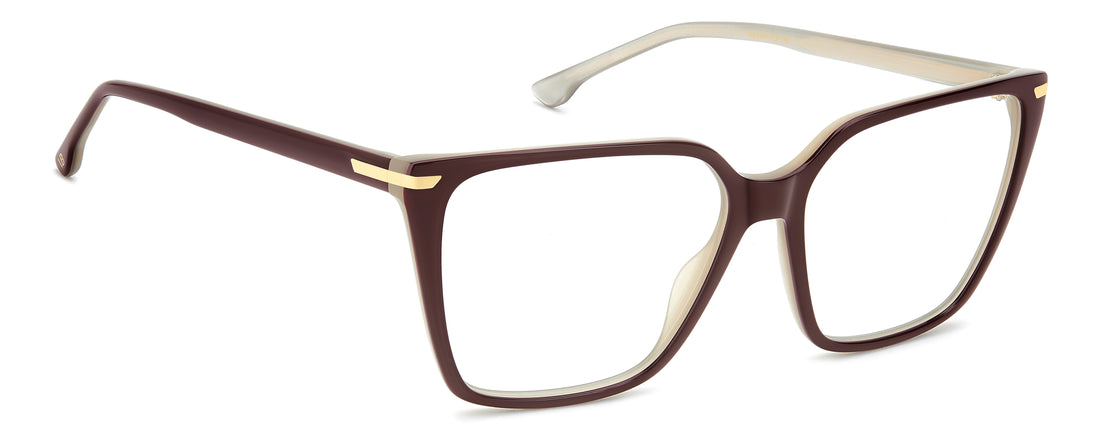 Óculos graduados victoria beckham vb 1014 1s8 burdeos square femenino tamanho 56mm - Vista de detalhe