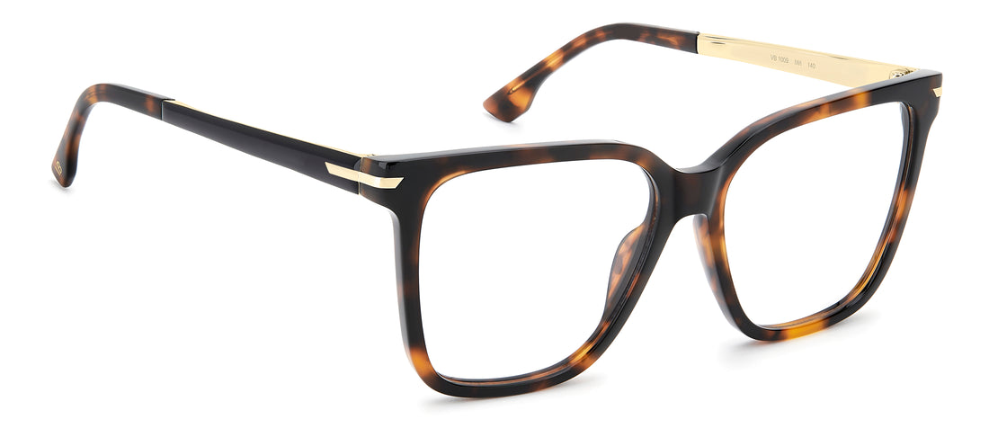 Óculos graduados victoria beckham vb 1009 iwi havana square femenino tamanho 54mm - Vista de detalhe