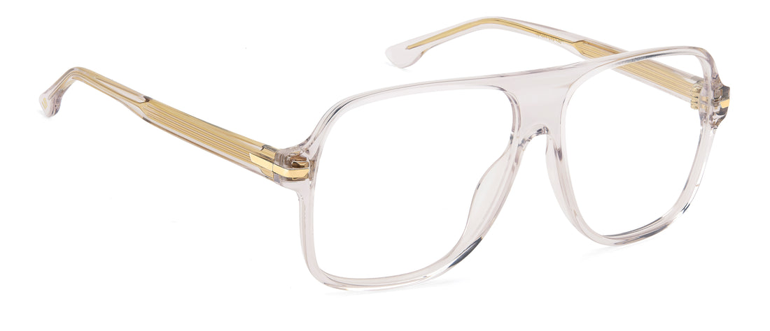 Óculos graduados victoria beckham vb 1011 2t3 beige square femenino tamanho 58mm - Vista de detalhe