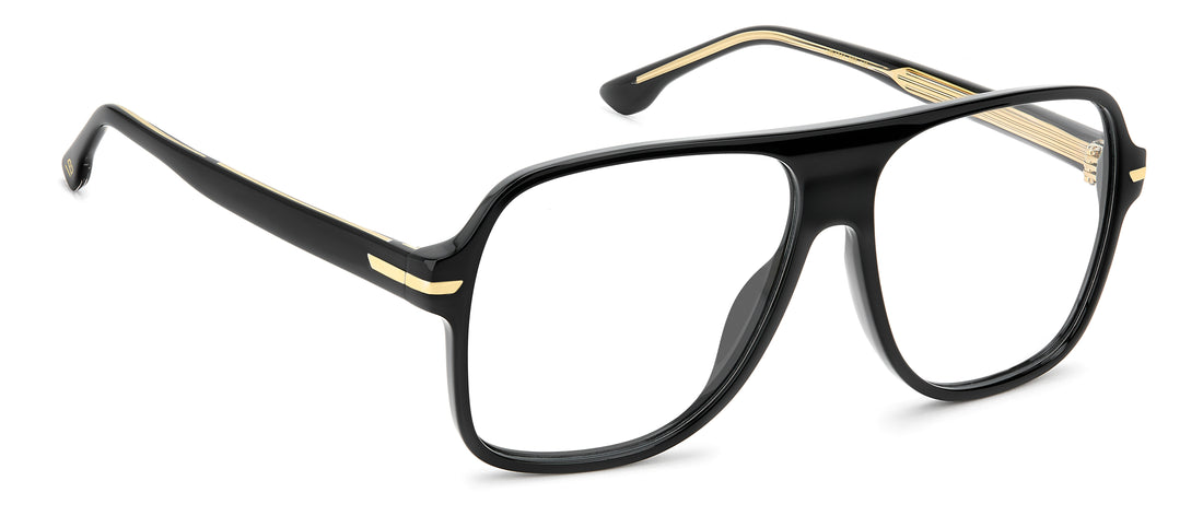 Óculos graduados victoria beckham vb 1011 807 negro square femenino tamanho 58mm - Vista de detalhe