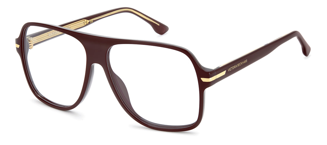 Óculos graduados victoria beckham vb 1011 lhf burdeos square femenino tamanho 58mm - Vista principal