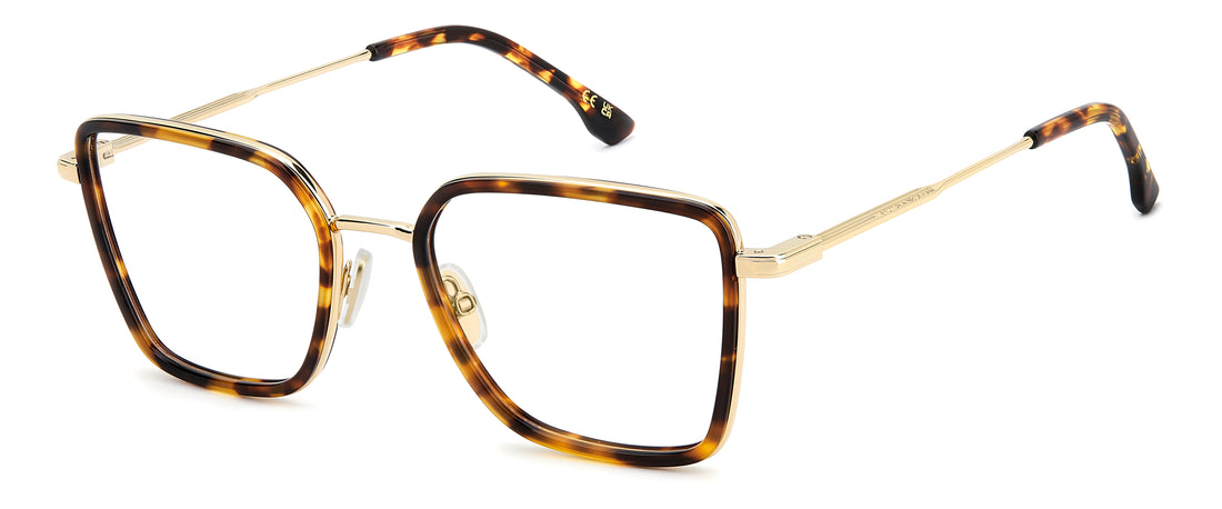 Óculos graduados victoria beckham vb 1006 06j dorado rectangular femenino tamanho 54mm - Vista principal