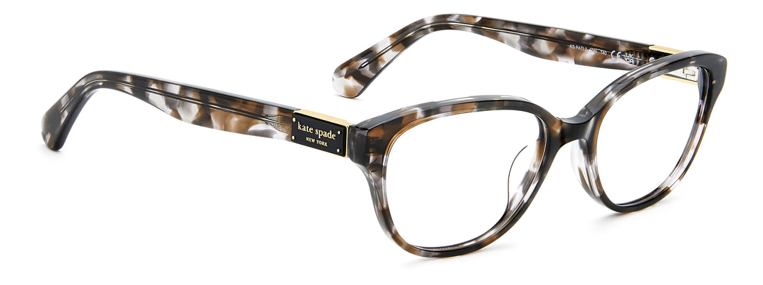 Brillen kate spade ks pati 2 5dn gris rectangular femenino größe 50mm - Detailansicht