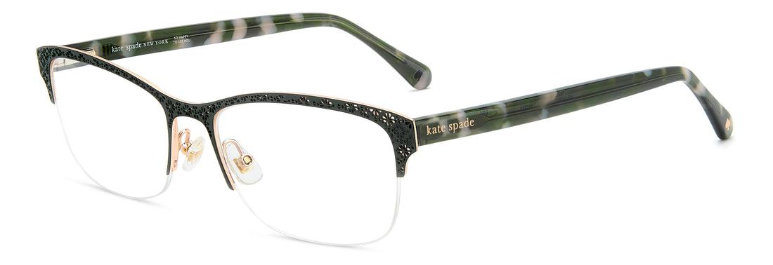 Brillen kate spade ks gene 2/g 1ed verde cat eye femenino größe 56mm - Hauptansicht