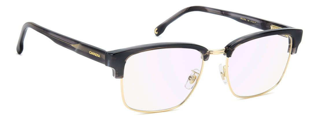 Óculos graduados carrera c flex 16/g 2w8 2y gris rectangular masculino tamanho 54mm - Vista de detalhe