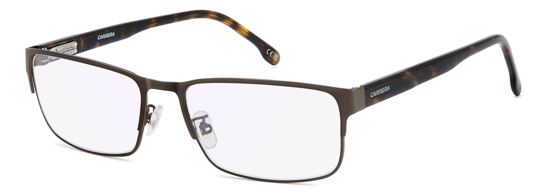 Óculos graduados carrera c flex 17/g 086 2y havana rectangular masculino tamanho 59mm - Vista principal