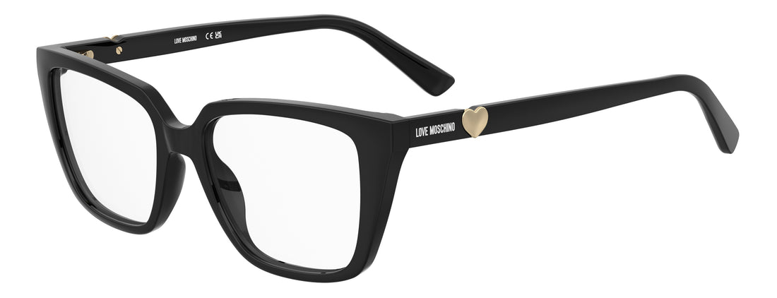 Lunettes de vue moschino love mol699 807 negro rectangular femenino taille 53mm - Vue principale