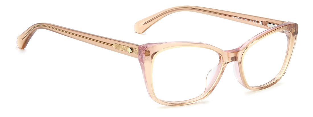 Gafas graduadas kate spade ks kassia 2 j92 rosa rectangular femenino talla 52mm - Vista de detalle