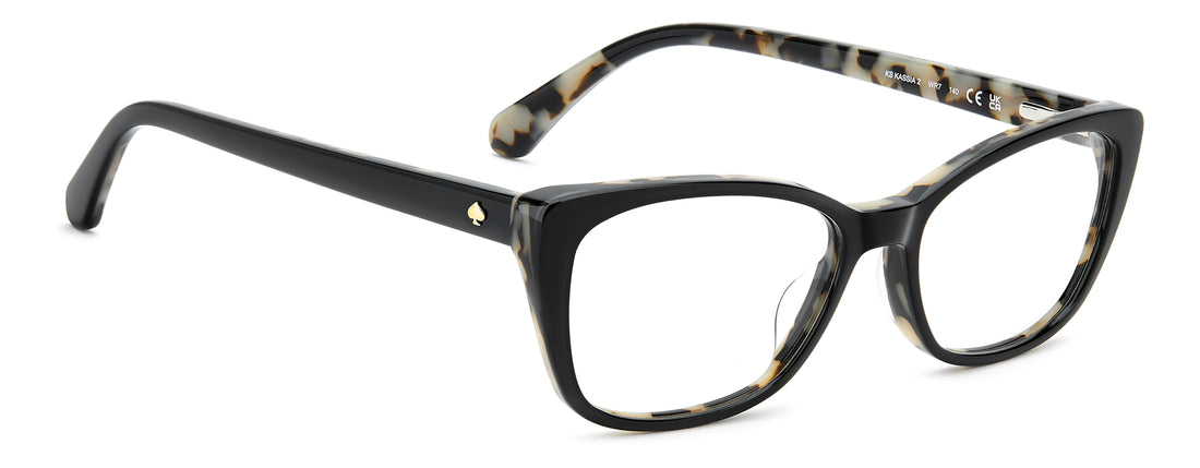 Gafas graduadas kate spade ks kassia 2 wr7 negro rectangular femenino talla 52mm - Vista de detalle