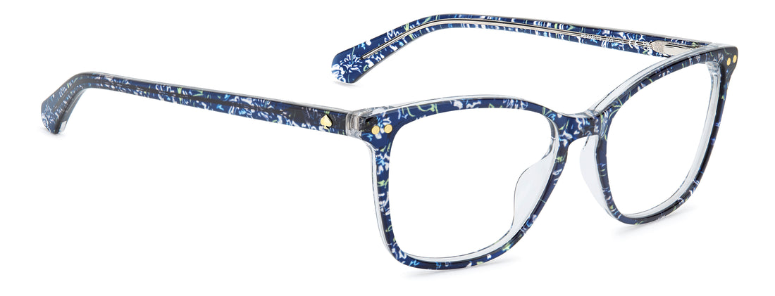 Gafas graduadas kate spade ks karly 2 6qs estampado rectangular femenino talla 51mm - Vista de detalle