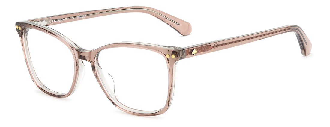 Gafas graduadas kate spade ks karly 2 j92 rosa rectangular femenino talla 53mm - Vista principal