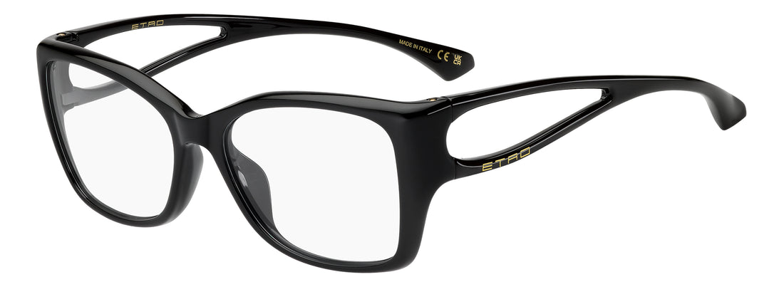 Lunettes de vue etro 0156/g 807 negro rectangular femenino taille 54mm - Vue principale