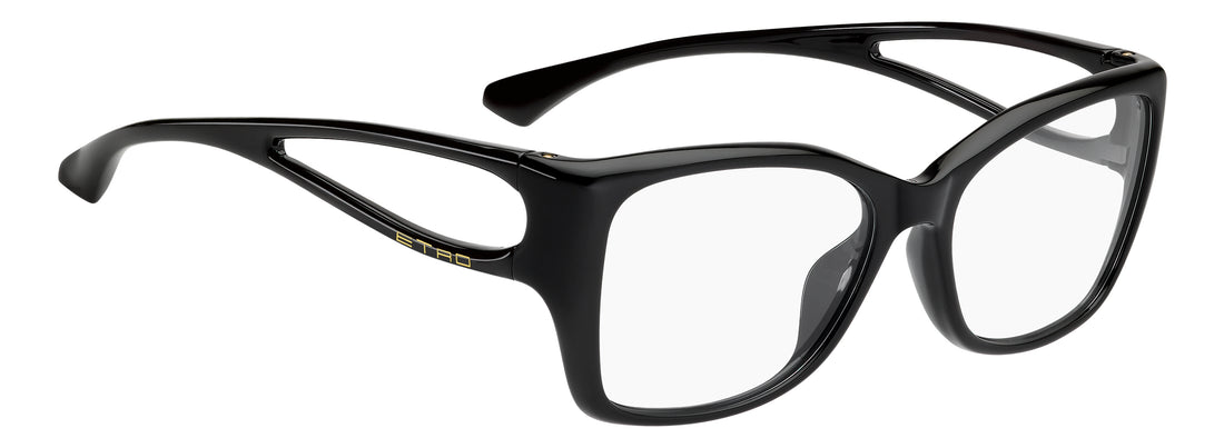 Lunettes de vue etro 0156/g 807 negro rectangular femenino taille 54mm - Vue détaillée