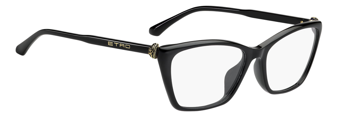 Lunettes de vue etro 0161/g 807 negro rectangular femenino taille 55mm - Vue détaillée